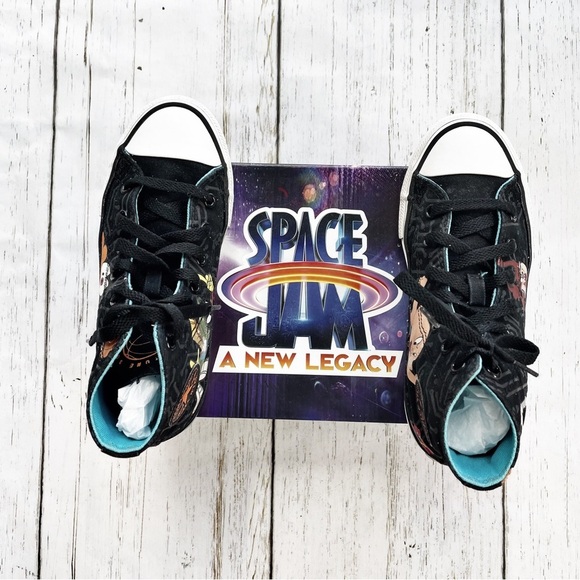 Converse Space jam a New Legacy Looney Toons youth multicolor sneakers size 3 - Picture 7 of 9